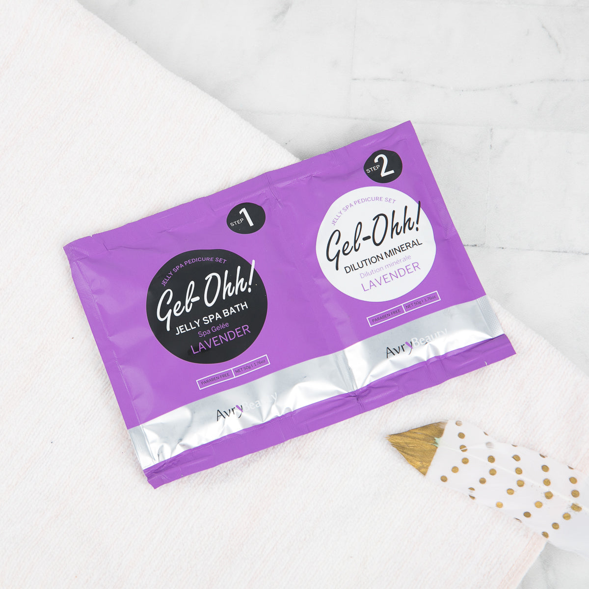 Lavender Gel-Ohh Jelly Spa Pedi Bath